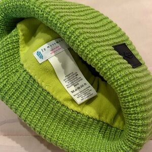 Free People Green Knit Beanie Brand New